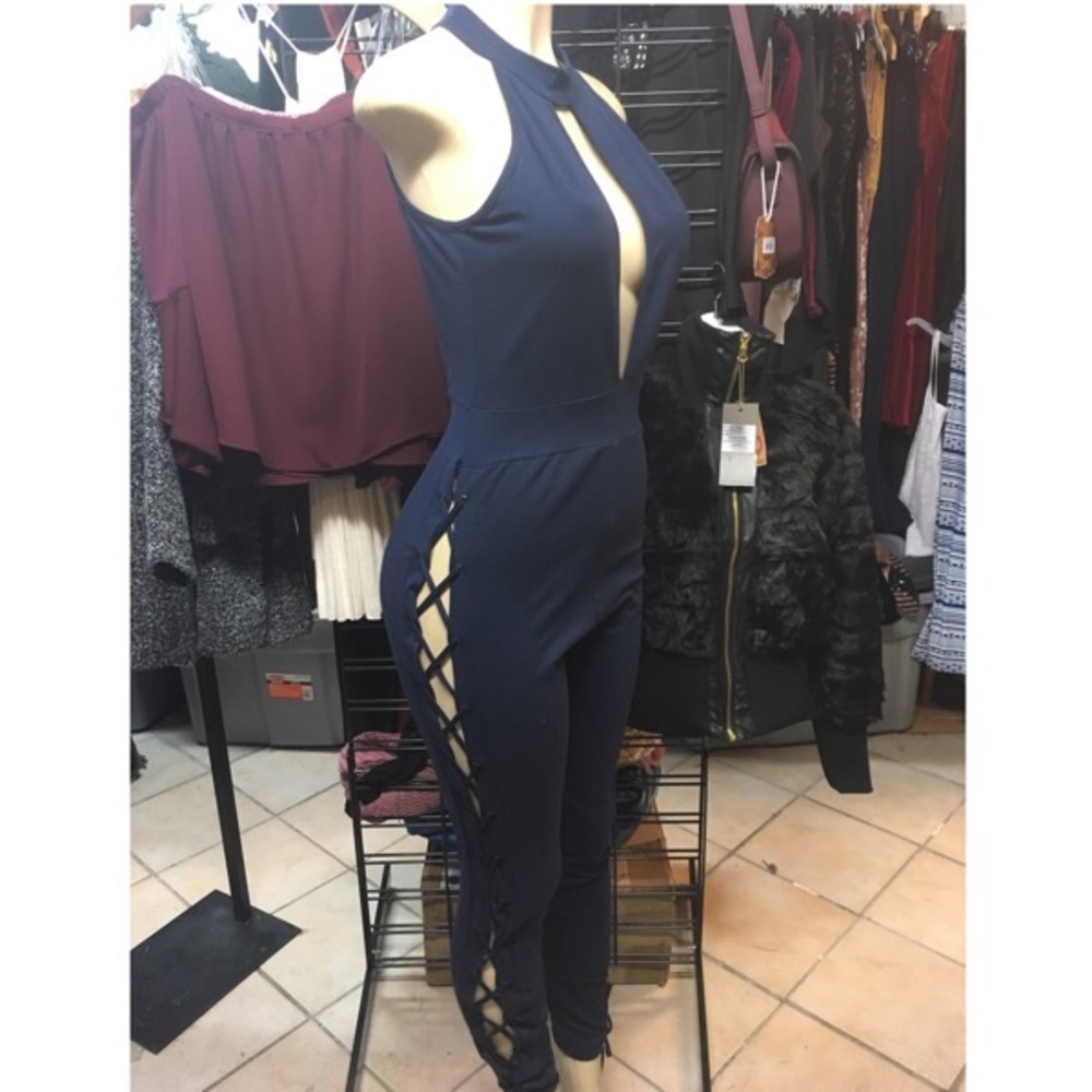 Sexy Navy Jumpsuit
